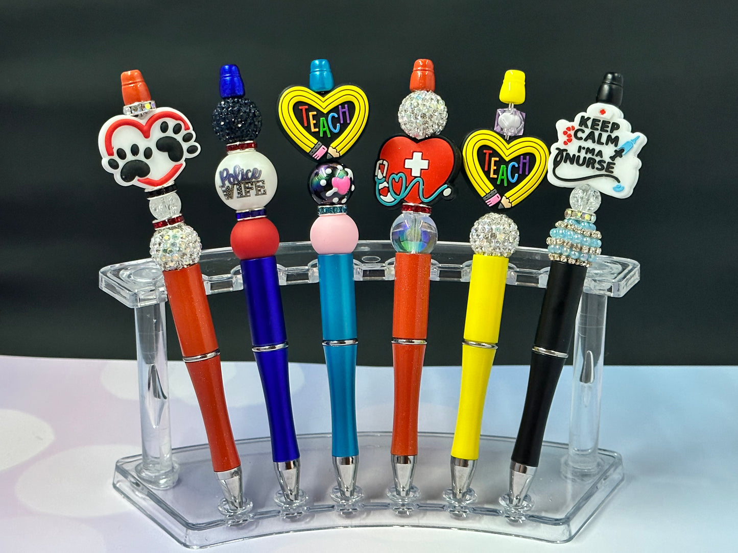 Beaded pens