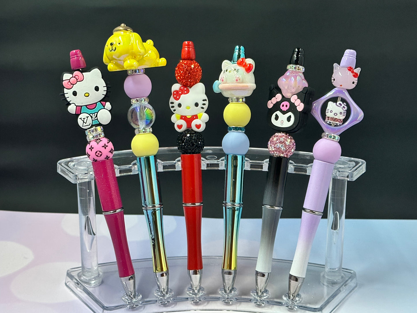 Beaded pens